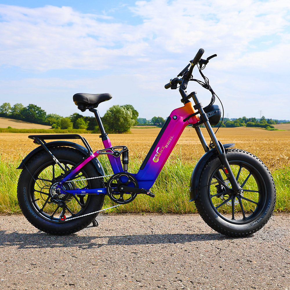 CMACEWHEEL V20 750W 20" Fat Bike Eléctrica con Sensor de Torsión 960Wh SUV E-bike