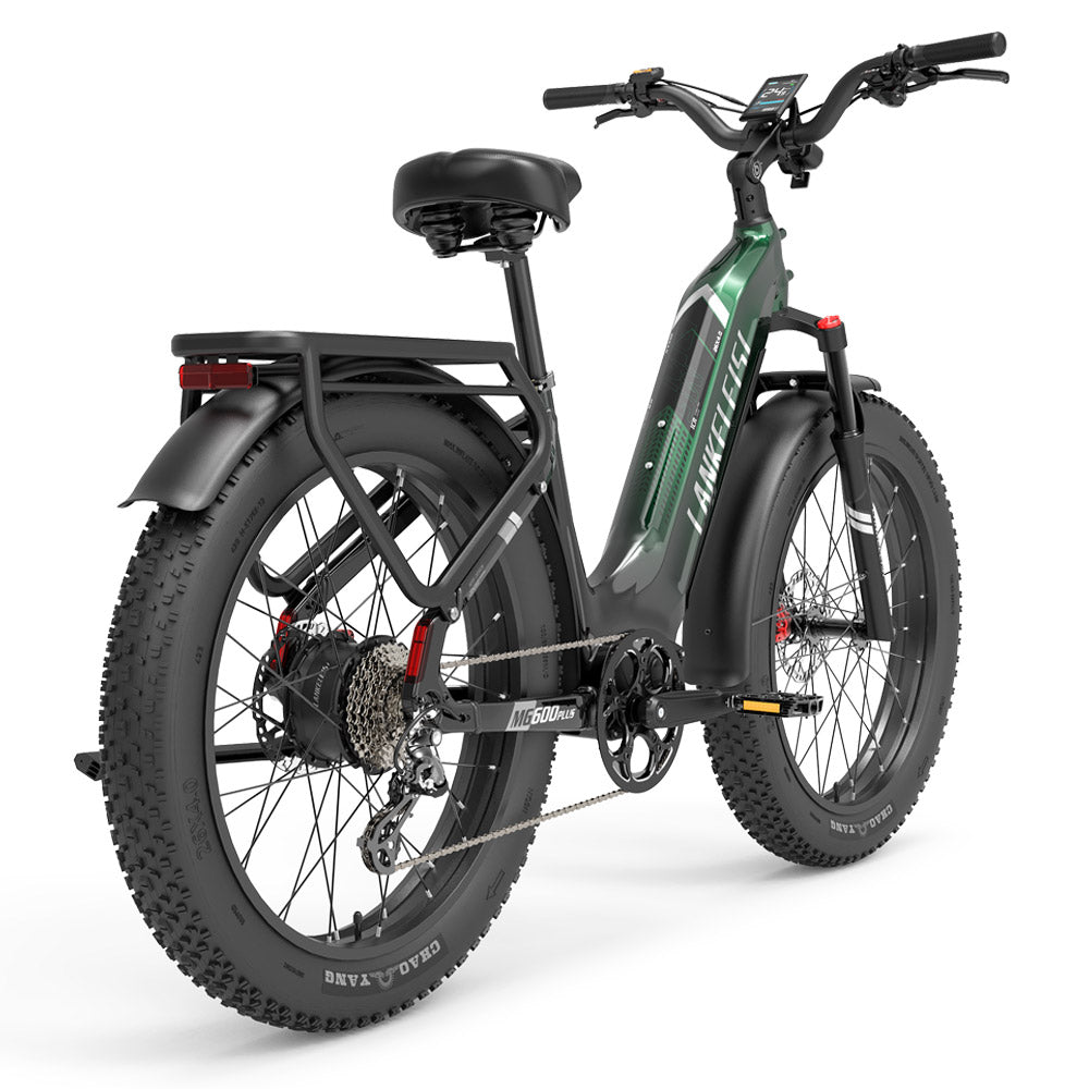 Lankeleisi MG600 Plus Versión 2025 26" Fat Bike 960Wh SUV E-Bike con Sensor de Torsión 48V 20Ah Batería