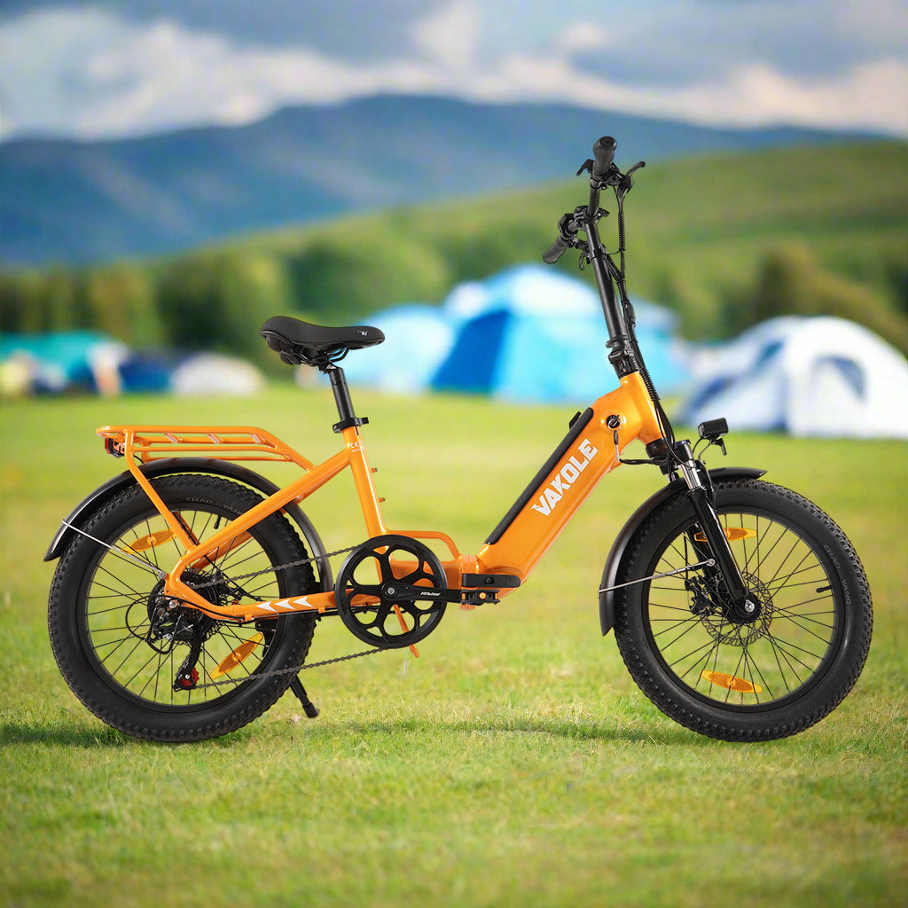 Vakole VT4 250W 20" Bicicleta Eléctrica Compacta Plegable 468Wh Step-through E-bike