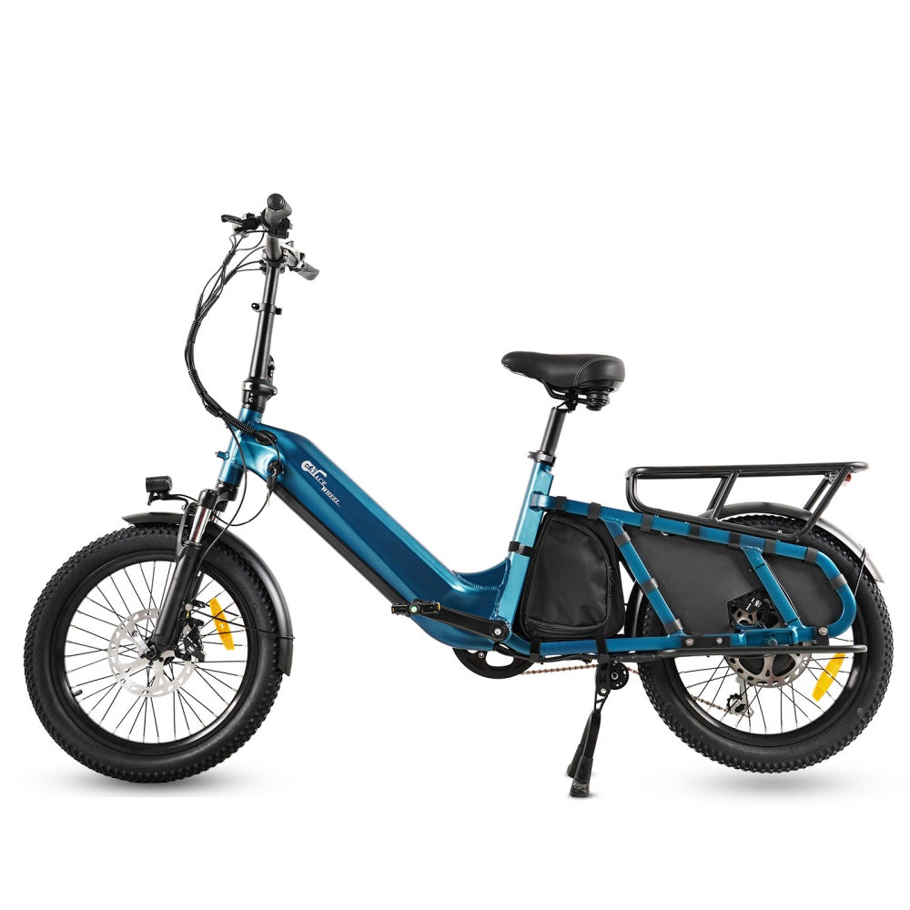 CMACEWHEEL HQ20 500W 20" Bicicleta Eléctrica 960Wh Longtail Cargo E-Bike con Sensor de Torsion 48V 20Ah Batería