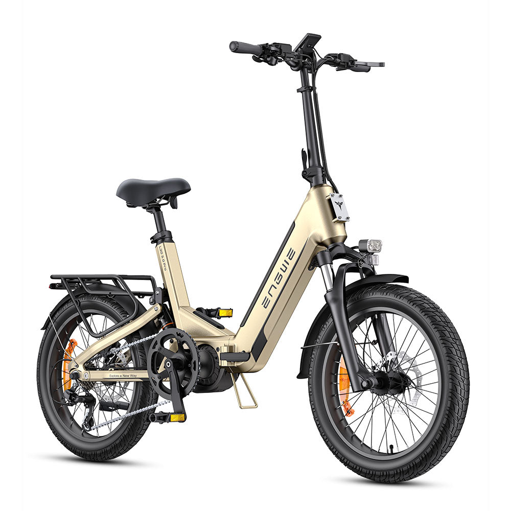 Engwe L20 3.0 PRO Motor de tracción media de 250W Bicicleta eléctrica plegable de 20" 720Wh E-bike de paso a través Soporte para aplicaciones