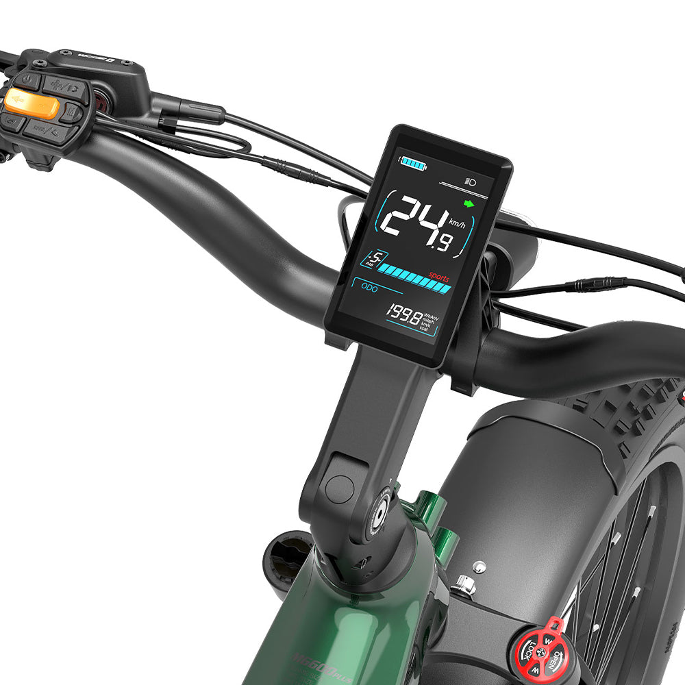 Lankeleisi MG600 Plus Versión 2025 26" Fat Bike 960Wh SUV E-Bike con Sensor de Torsión 48V 20Ah Batería
