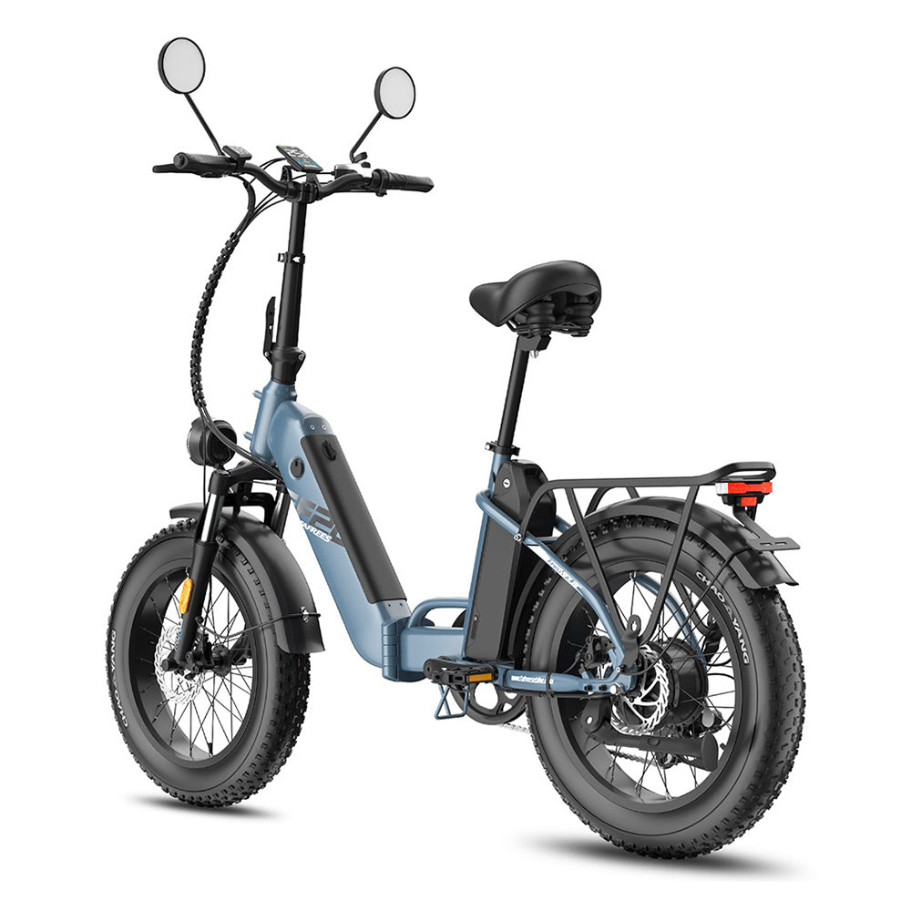 Fafrees FF20 Polar 20" Bicicleta Eléctrica Fat Bike con Doble Batería Certificada L1e-B Bicicleta Eléctrica de Paso Bajo