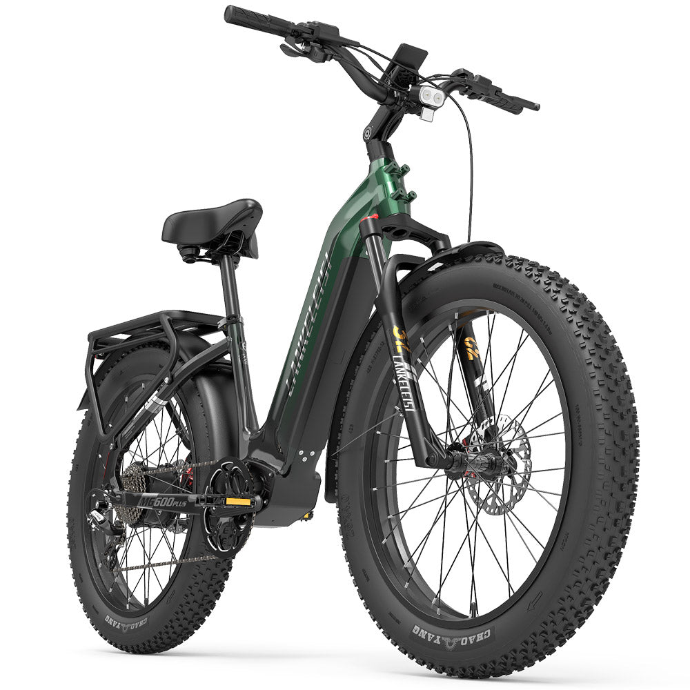 Lankeleisi MG600 Plus Versión 2025 26" Fat Bike 960Wh SUV E-Bike con Sensor de Torsión 48V 20Ah Batería