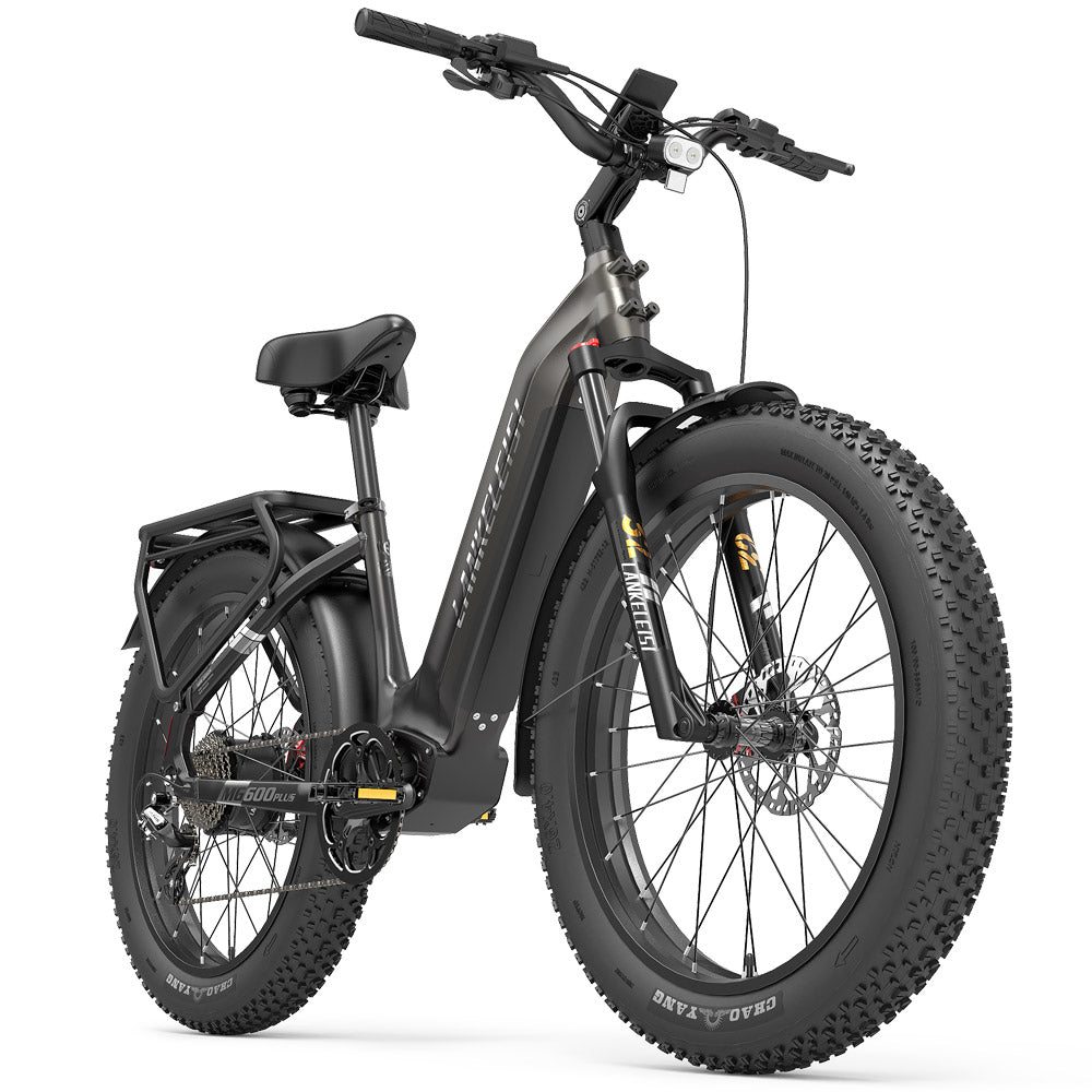 Lankeleisi MG600 Plus Versión 2025 26" Fat Bike 960Wh SUV E-Bike con Sensor de Torsión 48V 20Ah Batería
