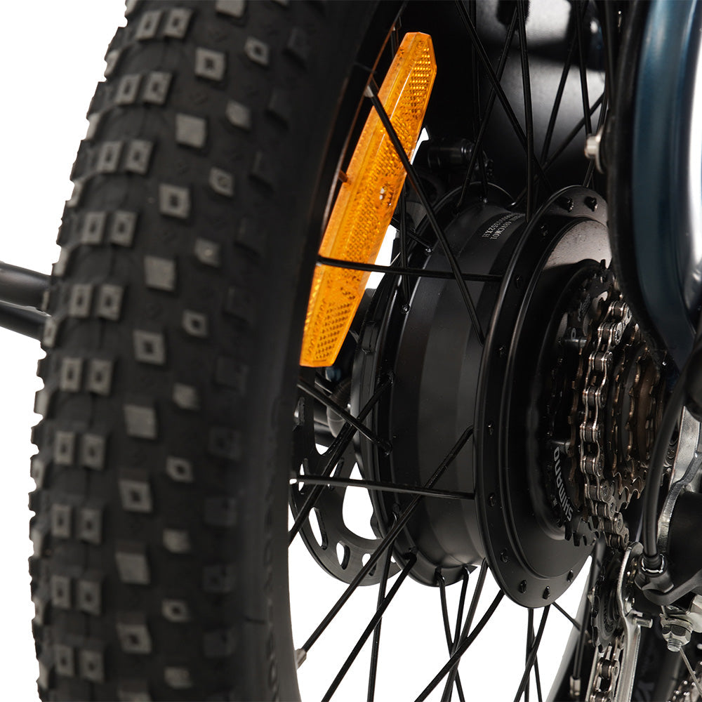 CMACEWHEEL HQ20 500W 20" Bicicleta Eléctrica 960Wh Longtail Cargo E-Bike con Sensor de Torsion 48V 20Ah Batería
