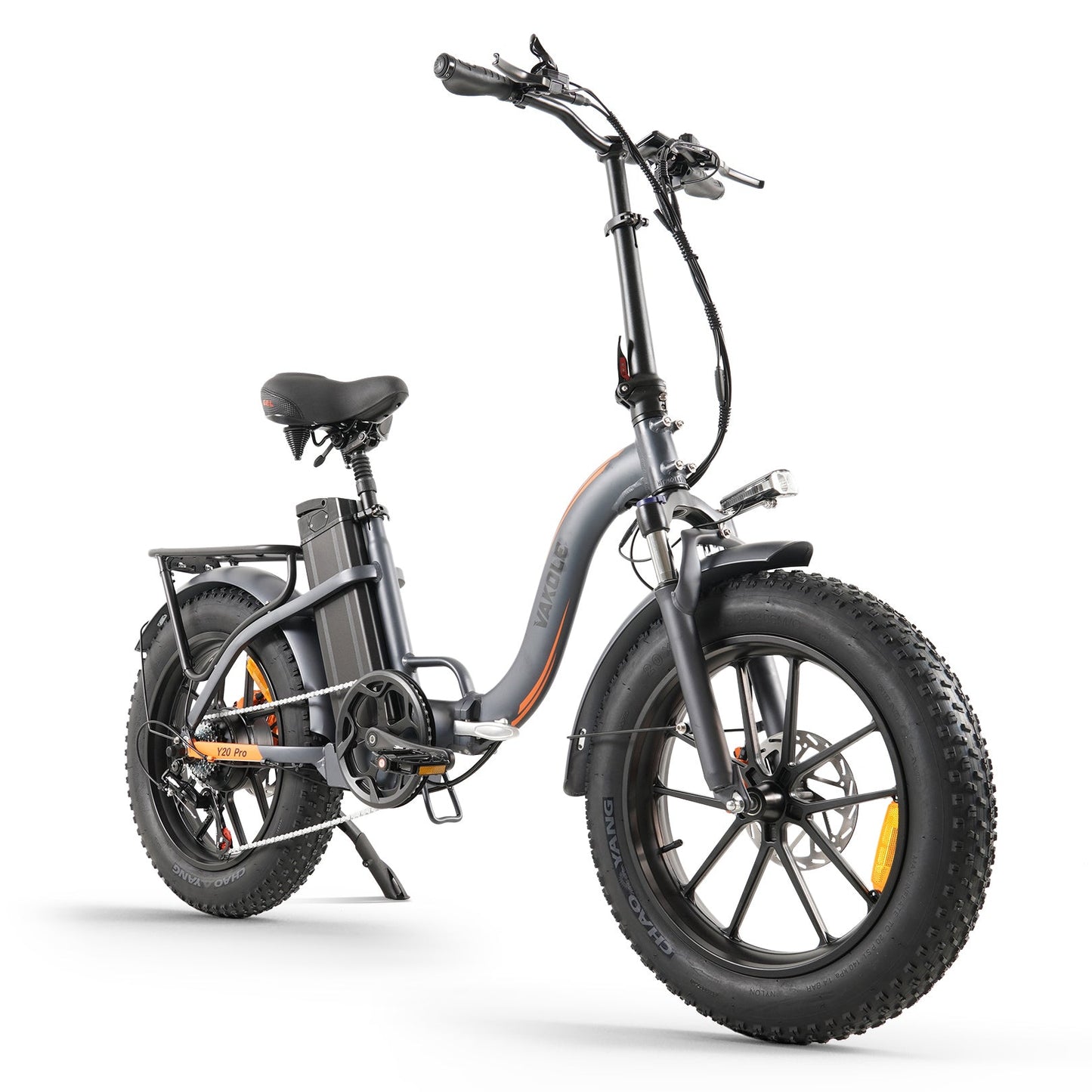 Vakole Y20 Pro Fat Bike 20" Bicicleta Plegable con Paso Bajo 1440Wh E-bike Batería 48V 30Ah
