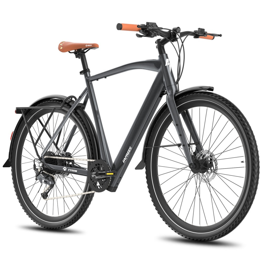 Fafrees F700 250W 700*42C Bicicleta de Trekking 360Wh Ligera E-bike de Ciudad Con Sensor de Torsión