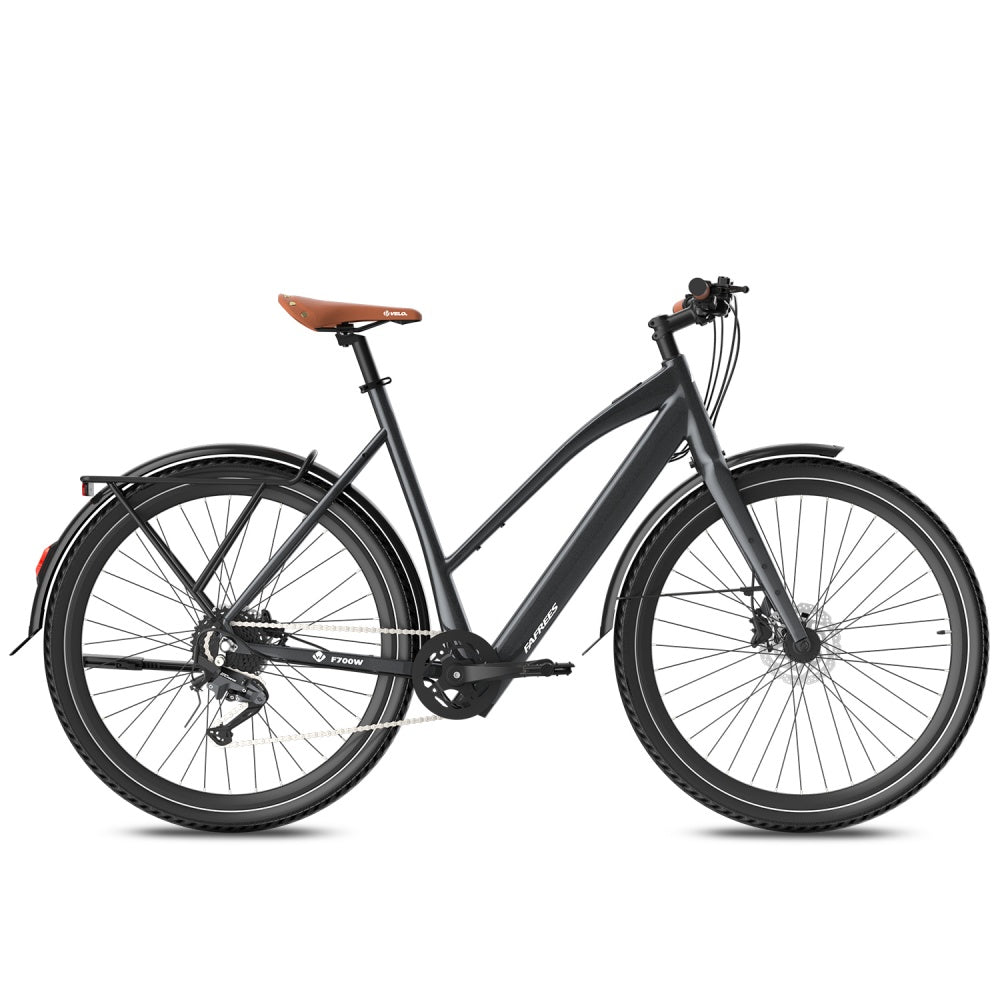 Fafrees F700 250W 700*42C Bicicleta de Trekking 360Wh Ligera E-bike de Ciudad Con Sensor de Torsión