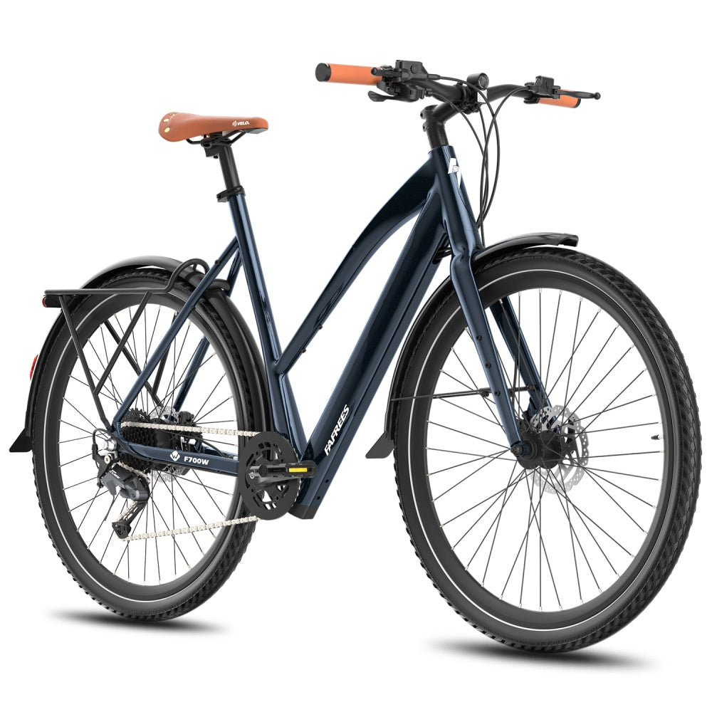 Fafrees F700 250W 700*42C Bicicleta de Trekking 360Wh Ligera E-bike de Ciudad Con Sensor de Torsión