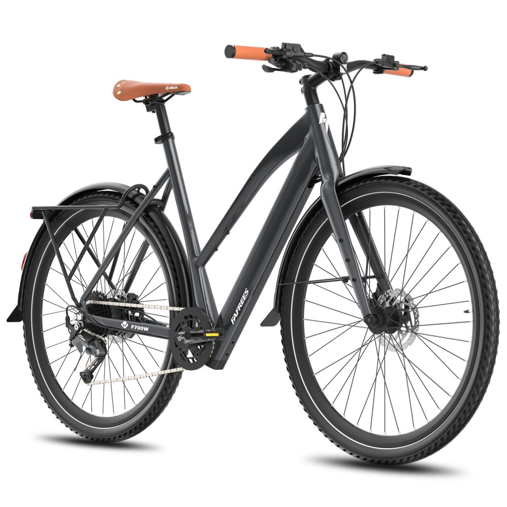 Fafrees F700 250W 700*42C Bicicleta de Trekking 360Wh Ligera E-bike de Ciudad Con Sensor de Torsión