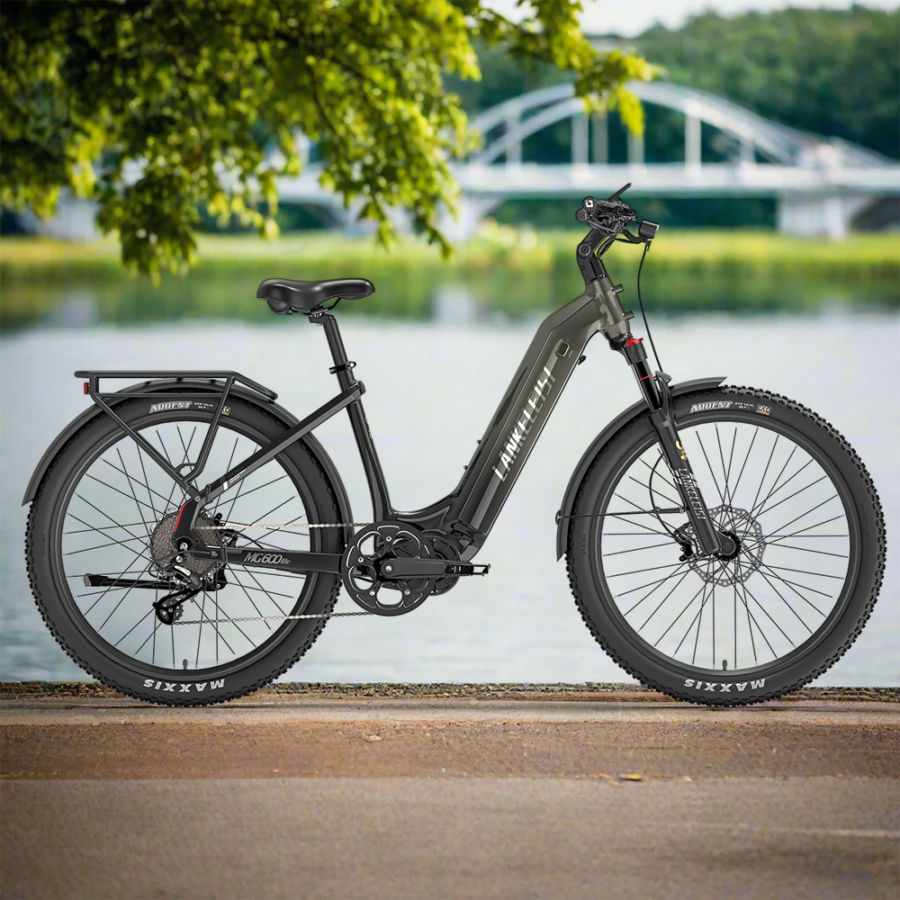 Lankeleisi MG600 Lite 250W 27,5" Bicicleta Eléctrica de Trekking 720Wh SUV E-bike con Sensor de Torsión 36V 20Ah Batería