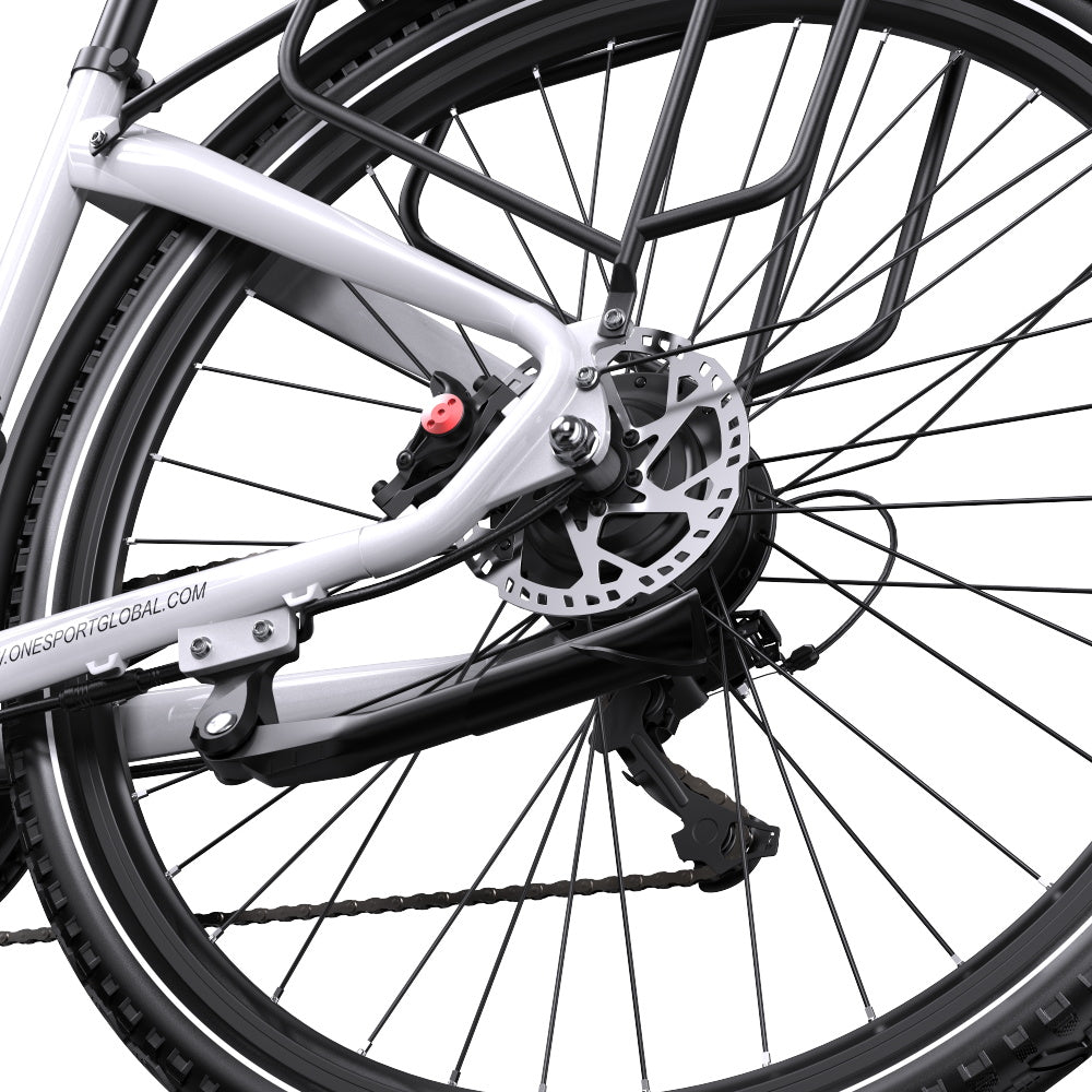 Onesport OT05 Pro 700*50C Bicicleta Eléctrica Urbana E-Bike 810Wh Paso Bajo Soporte para App Batería 36V 22.5Ah