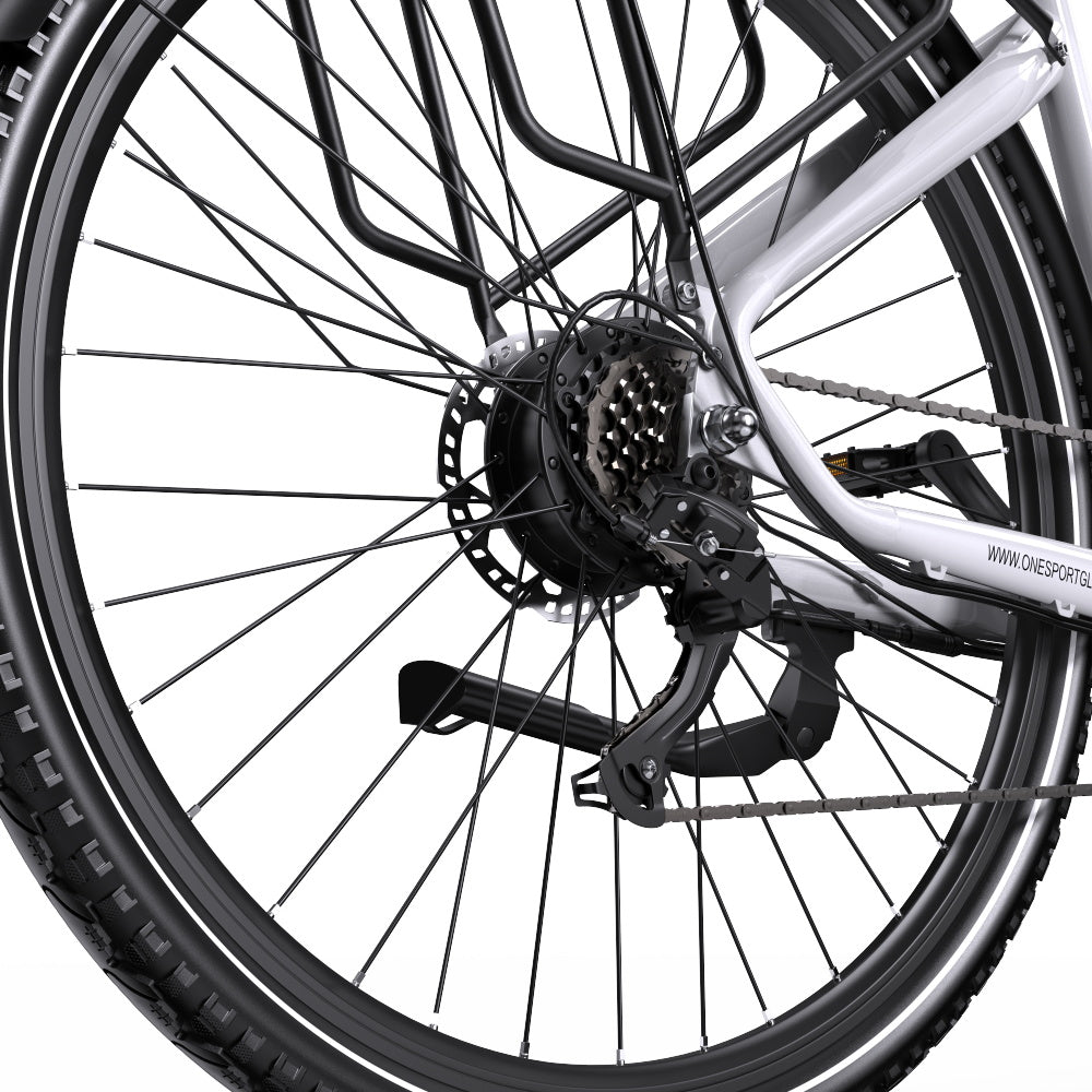 Onesport OT05 Pro 700*50C Bicicleta Eléctrica Urbana E-Bike 810Wh Paso Bajo Soporte para App Batería 36V 22.5Ah