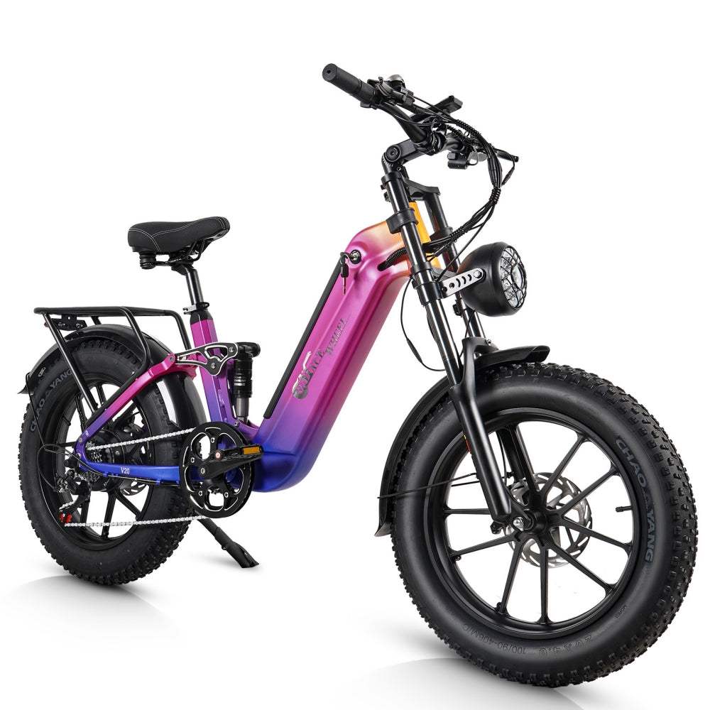 CMACEWHEEL V20 750W 20" Fat Bike Eléctrica con Sensor de Torsión 960Wh SUV E-bike