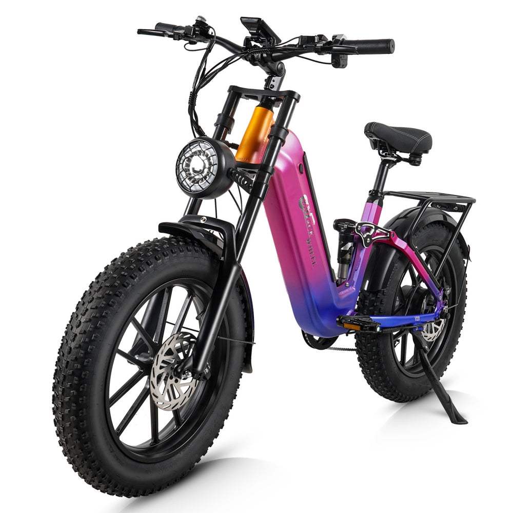 CMACEWHEEL V20 750W 20" Fat Bike Eléctrica con Sensor de Torsión 960Wh SUV E-bike
