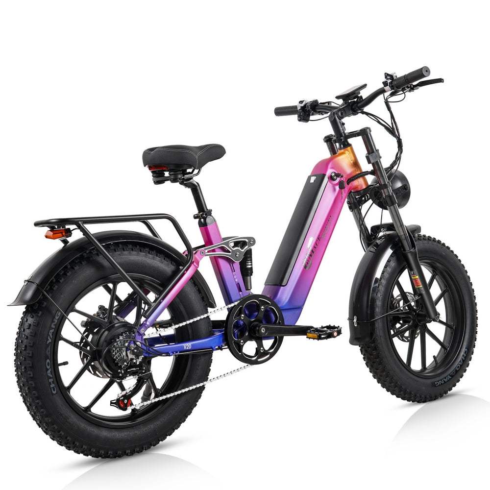 CMACEWHEEL V20 750W 20" Fat Bike Eléctrica con Sensor de Torsión 960Wh SUV E-bike