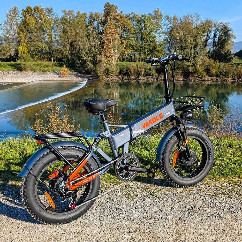 Vakole CO20 Max 750W*2 Motor Doble 20" Fat Bike Bicicleta Eléctrica Plegable 960Wh Batería