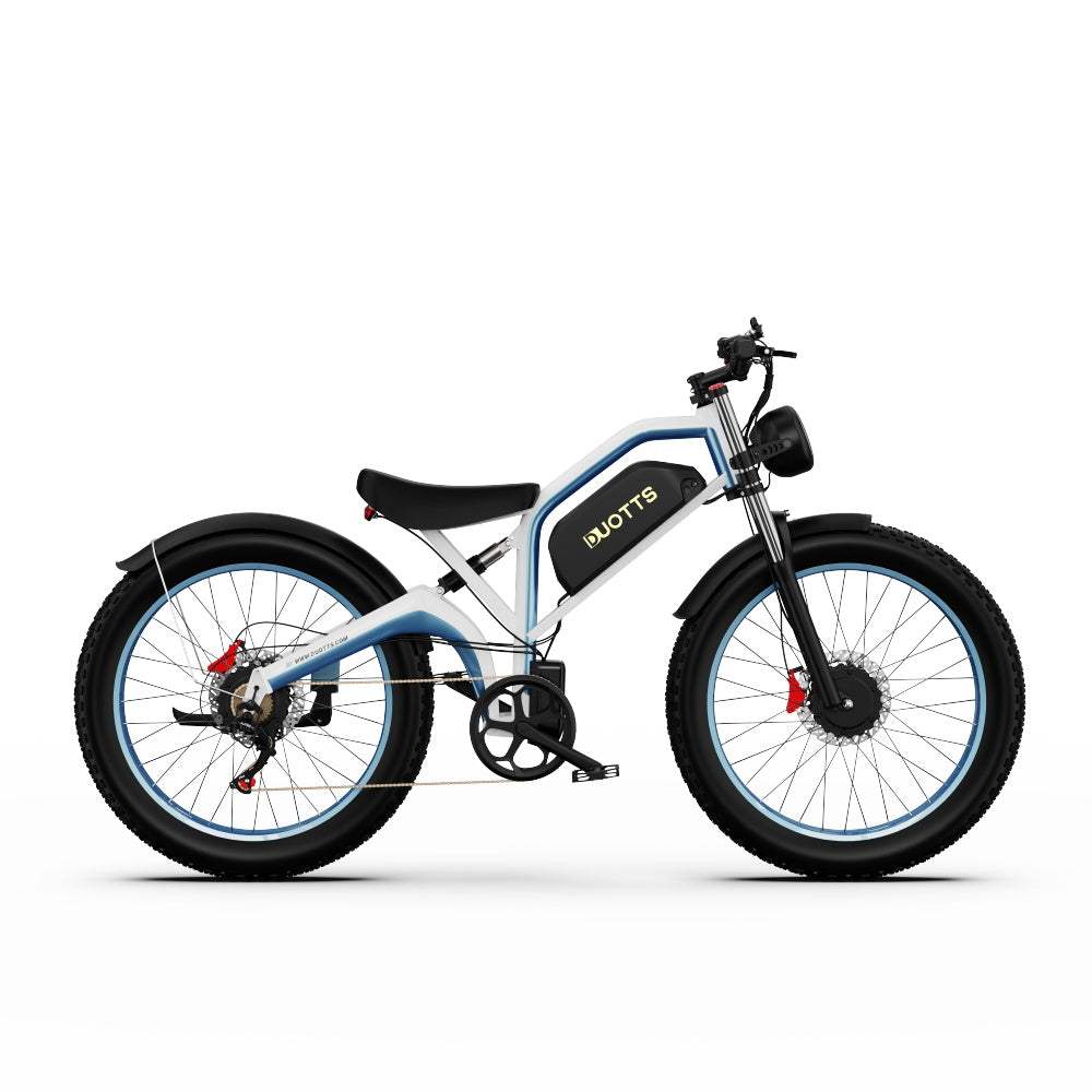 DUOTTS N26 750W*2 Bicicleta Eléctrica Fat Bike de Doble Motor de 26" 960Wh Samsung Moped E-bike