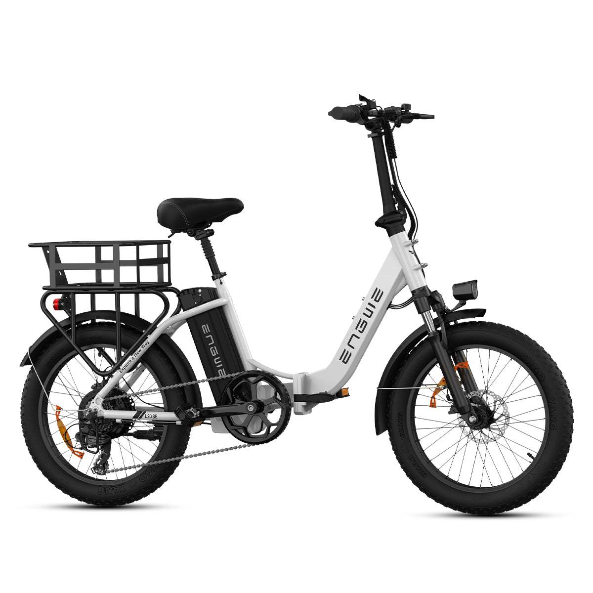 Engwe L20 SE 250W 20" Bicicleta Eléctrica Plegable con 36V 15.6Ah Batería Mini Fat Bike
