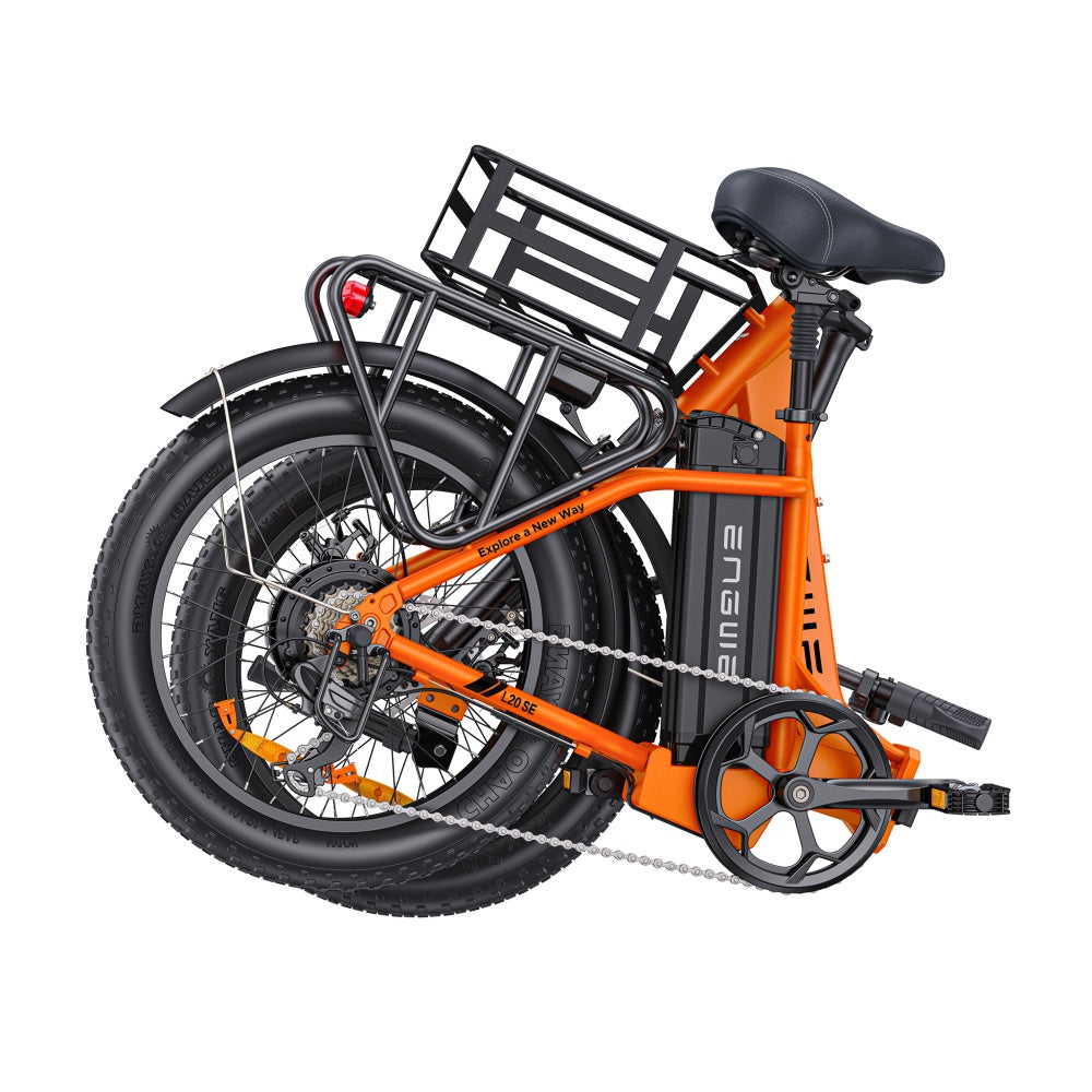Engwe L20 SE 250W 20" Bicicleta Eléctrica Plegable con 36V 15.6Ah Batería Mini Fat Bike