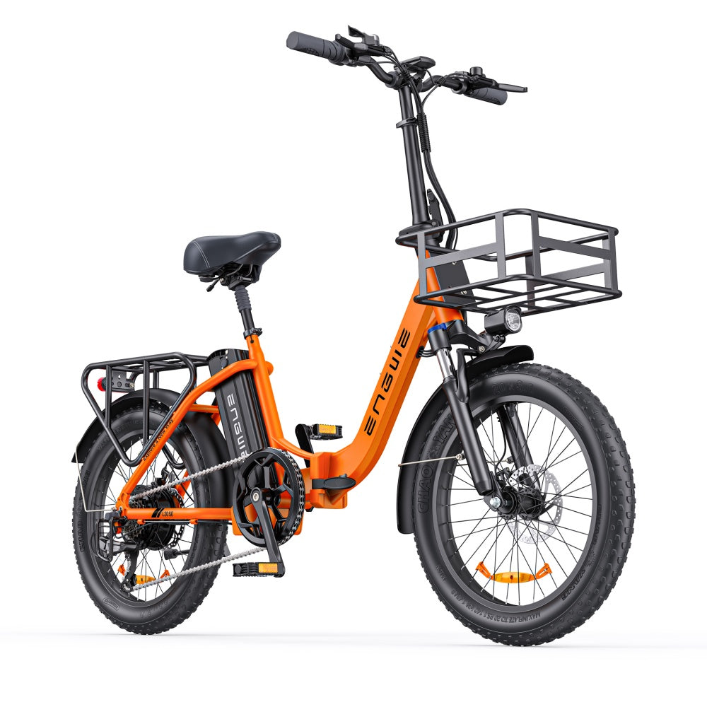 Engwe L20 SE 250W 20" Bicicleta Eléctrica Plegable con 36V 15.6Ah Batería Mini Fat Bike