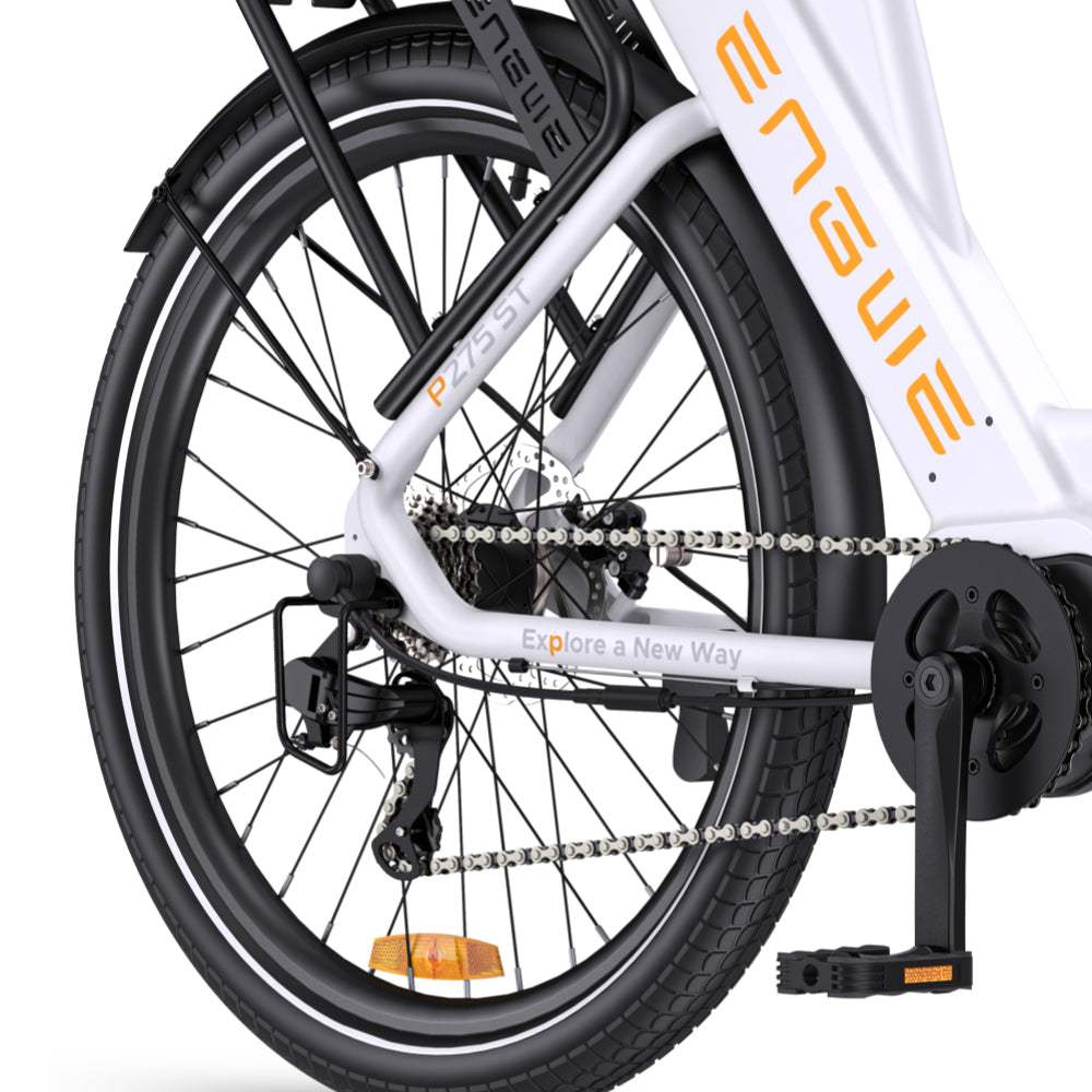 Engwe P275 ST 250W 27,5" Ananda Motor de tracción media City E-bike 19,2Ah Batería Samsung