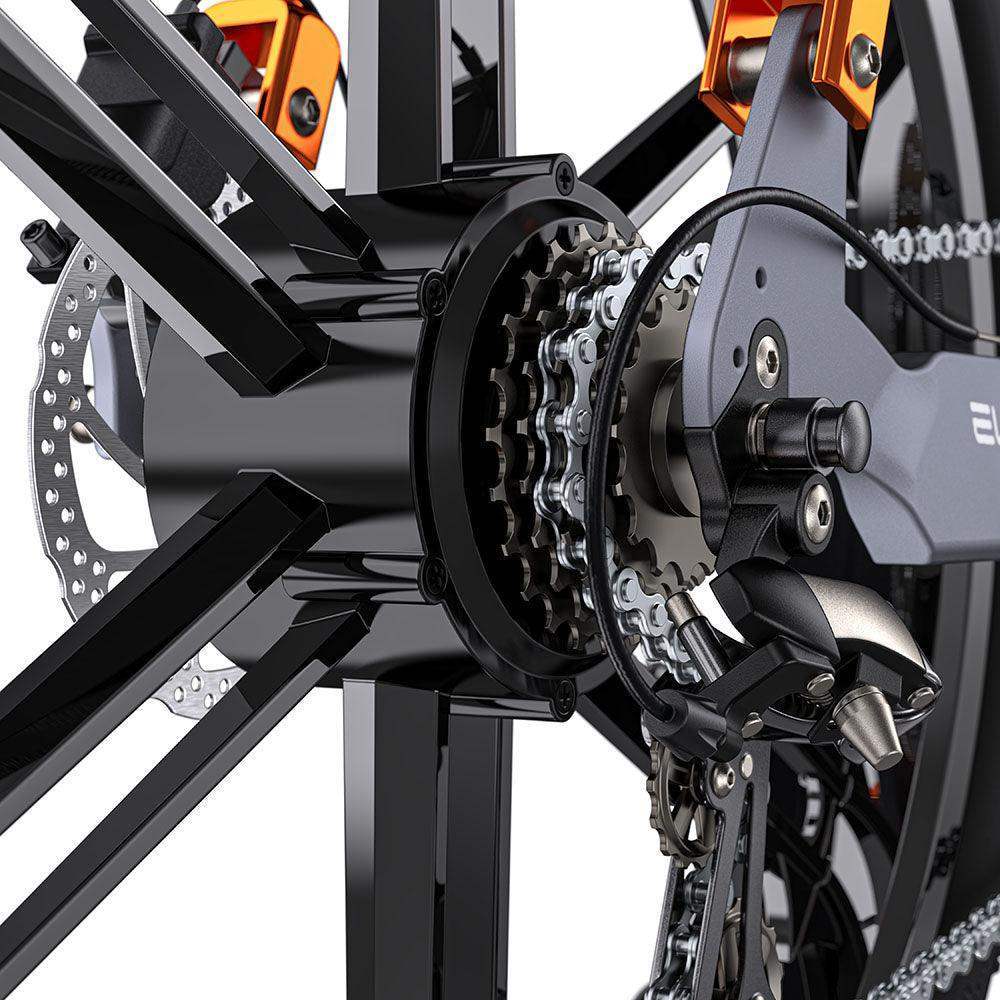 Engwe X26 1000W 26 "Fat Bike Bicicleta de montaña eléctrica plegable Baterías duales EMTB