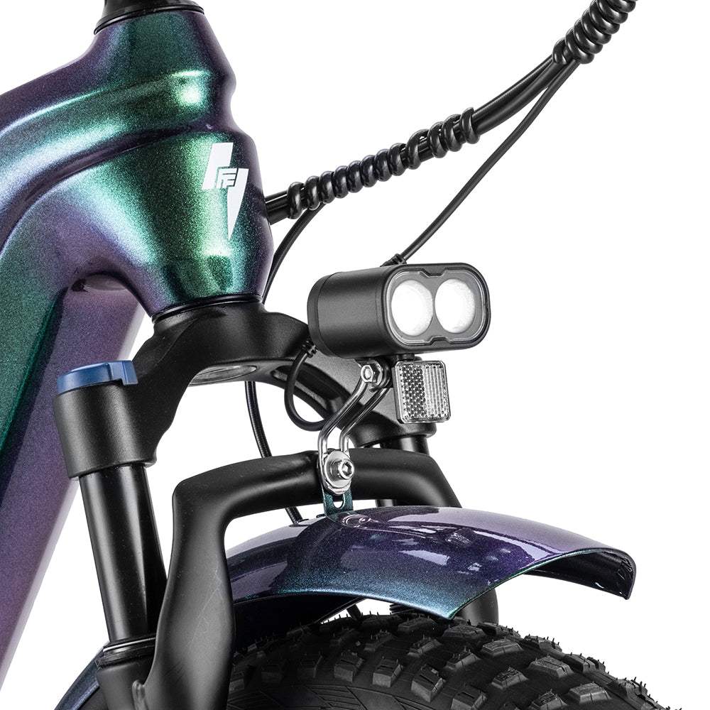 Fafrees F20 Master 500W 20 "Fat Bike Bicicleta eléctrica de fibra de carbono 22.5Ah Batería Samsung