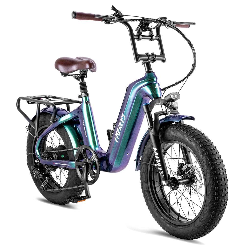Fafrees F20 Master 500W 20 "Fat Bike Bicicleta eléctrica de fibra de carbono 22.5Ah Batería Samsung