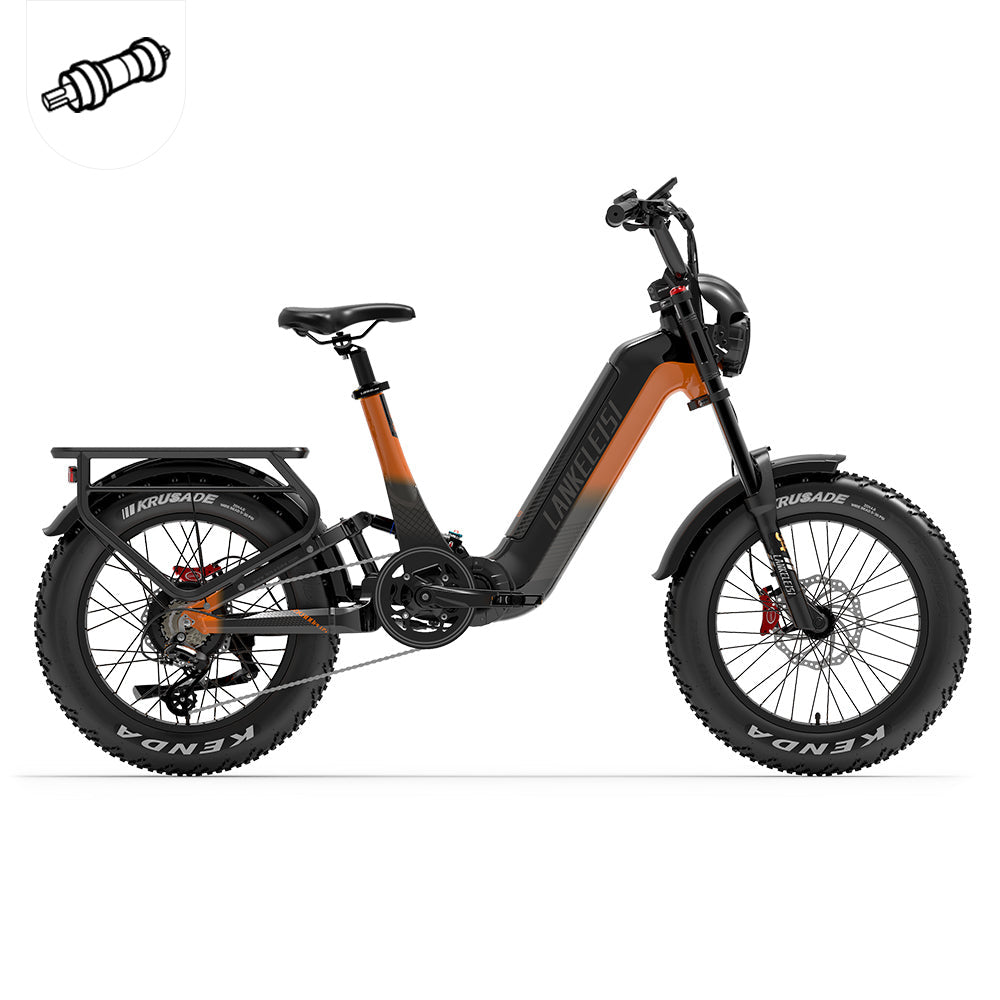 Lankeleisi RX800 Plus Versión 2025 1000W Bicicleta Gorda de 20" 960Wh Bicicleta Eléctrica de Suspensión Completa con Sensor de Torsión Batería 48V 20Ah SUV E-Bike