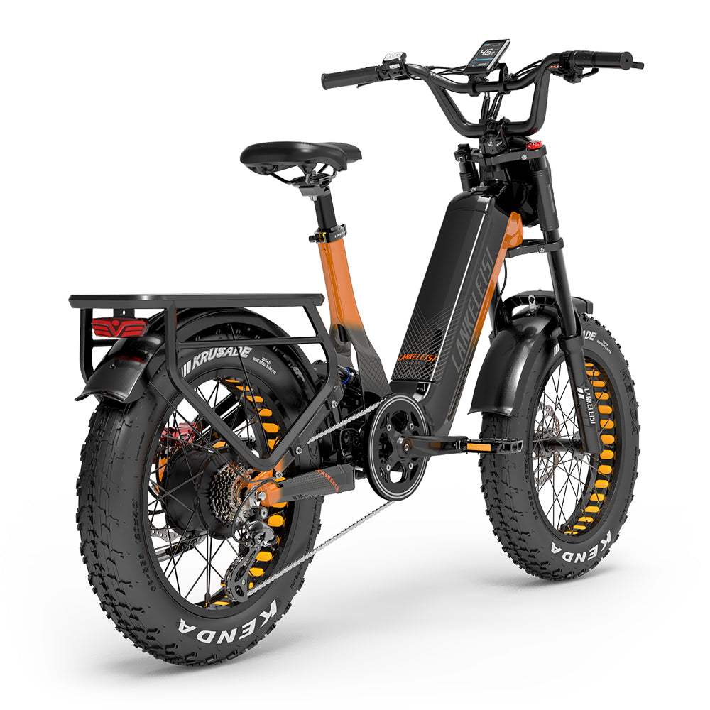 Lankeleisi RX800 Plus Versión 2025 1000W Bicicleta Gorda de 20" 960Wh Bicicleta Eléctrica de Suspensión Completa con Sensor de Torsión Batería 48V 20Ah SUV E-Bike