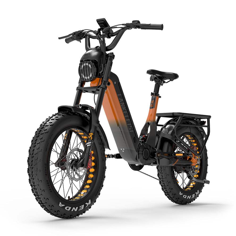 Lankeleisi RX800 Plus Versión 2025 1000W Bicicleta Gorda de 20" 960Wh Bicicleta Eléctrica de Suspensión Completa con Sensor de Torsión Batería 48V 20Ah SUV E-Bike