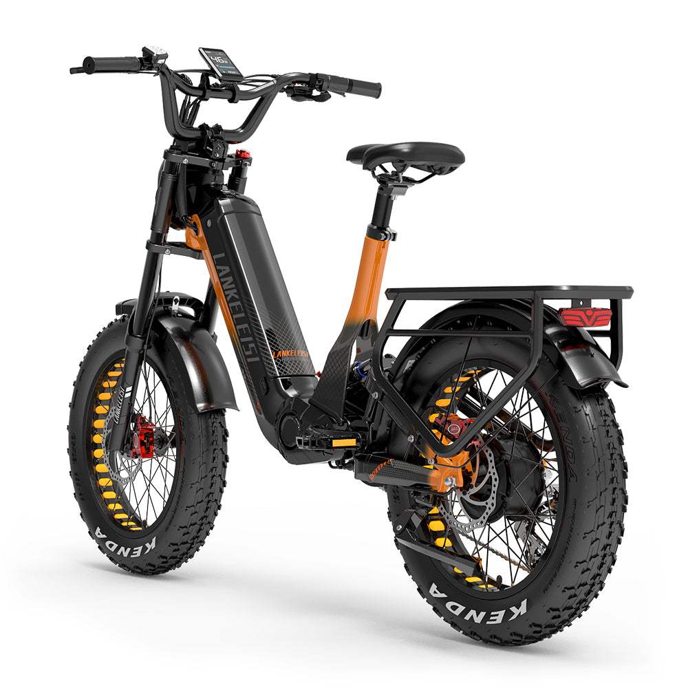 Lankeleisi RX800 Plus Versión 2025 1000W Bicicleta Gorda de 20" 960Wh Bicicleta Eléctrica de Suspensión Completa con Sensor de Torsión Batería 48V 20Ah SUV E-Bike