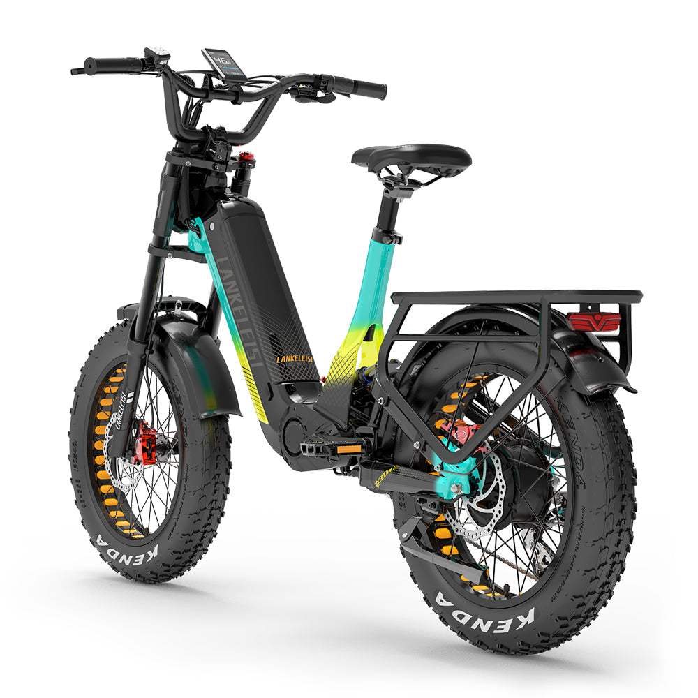 Lankeleisi RX800 Plus Versión 2025 1000W Bicicleta Gorda de 20" 960Wh Bicicleta Eléctrica de Suspensión Completa con Sensor de Torsión Batería 48V 20Ah SUV E-Bike