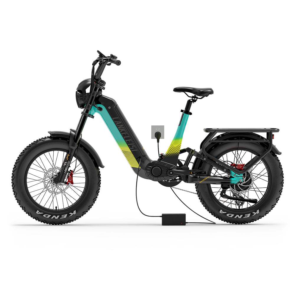 Lankeleisi RX800 Plus Versión 2025 1000W Bicicleta Gorda de 20" 960Wh Bicicleta Eléctrica de Suspensión Completa con Sensor de Torsión Batería 48V 20Ah SUV E-Bike
