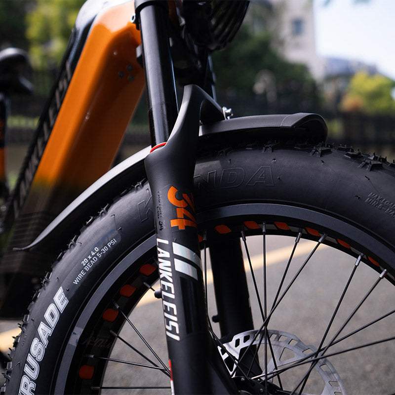 Lankeleisi RX800 Plus Versión 2025 1000W Bicicleta Gorda de 20" 960Wh Bicicleta Eléctrica de Suspensión Completa con Sensor de Torsión Batería 48V 20Ah SUV E-Bike