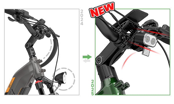 Lankeleisi MG600 Plus Versión 2025 26" Fat Bike 960Wh SUV E-Bike con Sensor de Torsión 48V 20Ah Batería