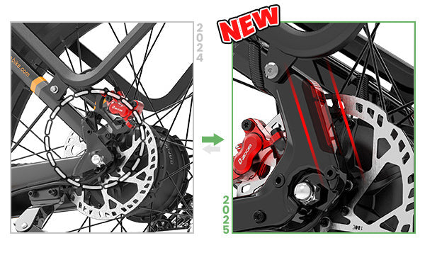 Lankeleisi MG600 Plus Versión 2025 26" Fat Bike 960Wh SUV E-Bike con Sensor de Torsión 48V 20Ah Batería