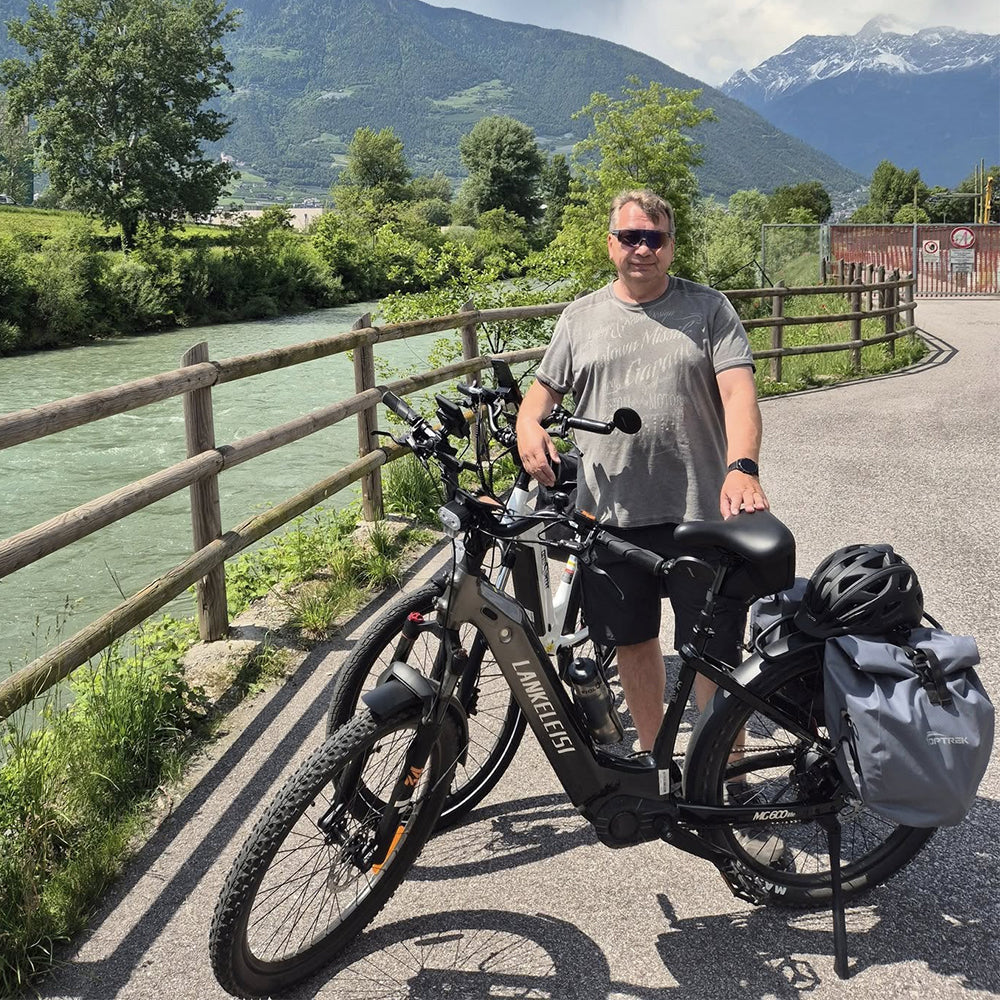 Lankeleisi MG600 Lite 250W 27,5" Bicicleta Eléctrica de Trekking 720Wh SUV E-bike con Sensor de Torsión 36V 20Ah Batería