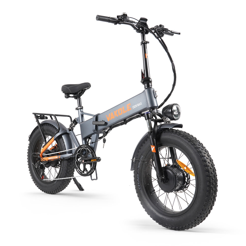 Vakole CO20 Max 750W*2 Motor Doble 20" Fat Bike Bicicleta Eléctrica Plegable 960Wh Batería