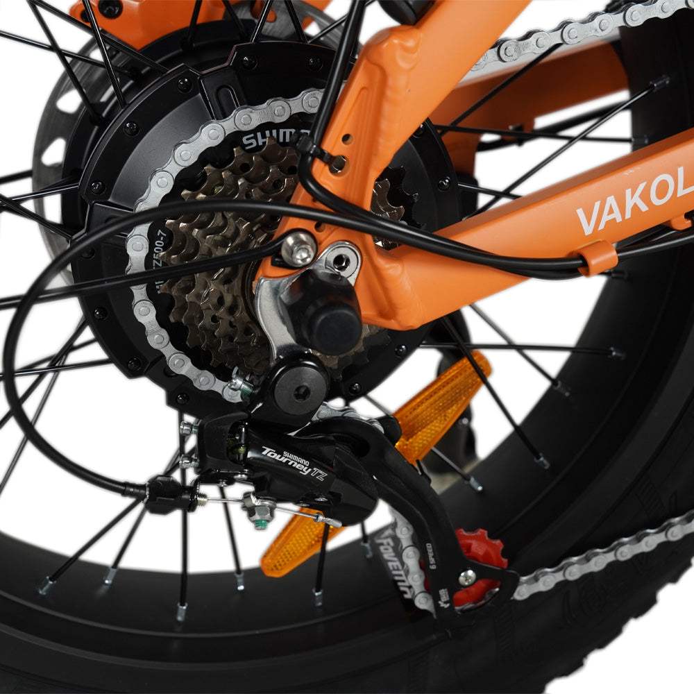 Vakole CO20 Max 750W*2 Motor Doble 20" Fat Bike Bicicleta Eléctrica Plegable 960Wh Batería