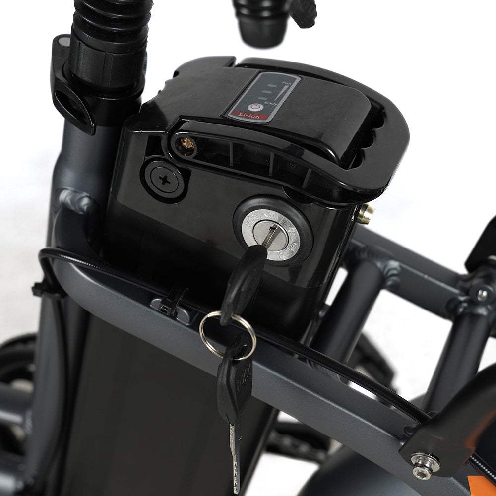 Vakole Y20 Pro Fat Bike 20" Bicicleta Plegable con Paso Bajo 1440Wh E-bike Batería 48V 30Ah