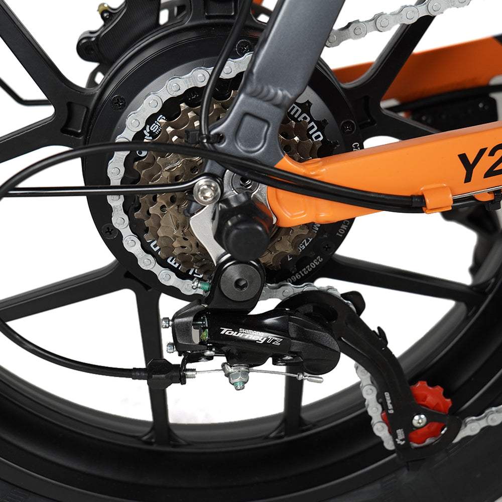 Vakole Y20 Pro Fat Bike 20" Bicicleta Plegable con Paso Bajo 1440Wh E-bike Batería 48V 30Ah