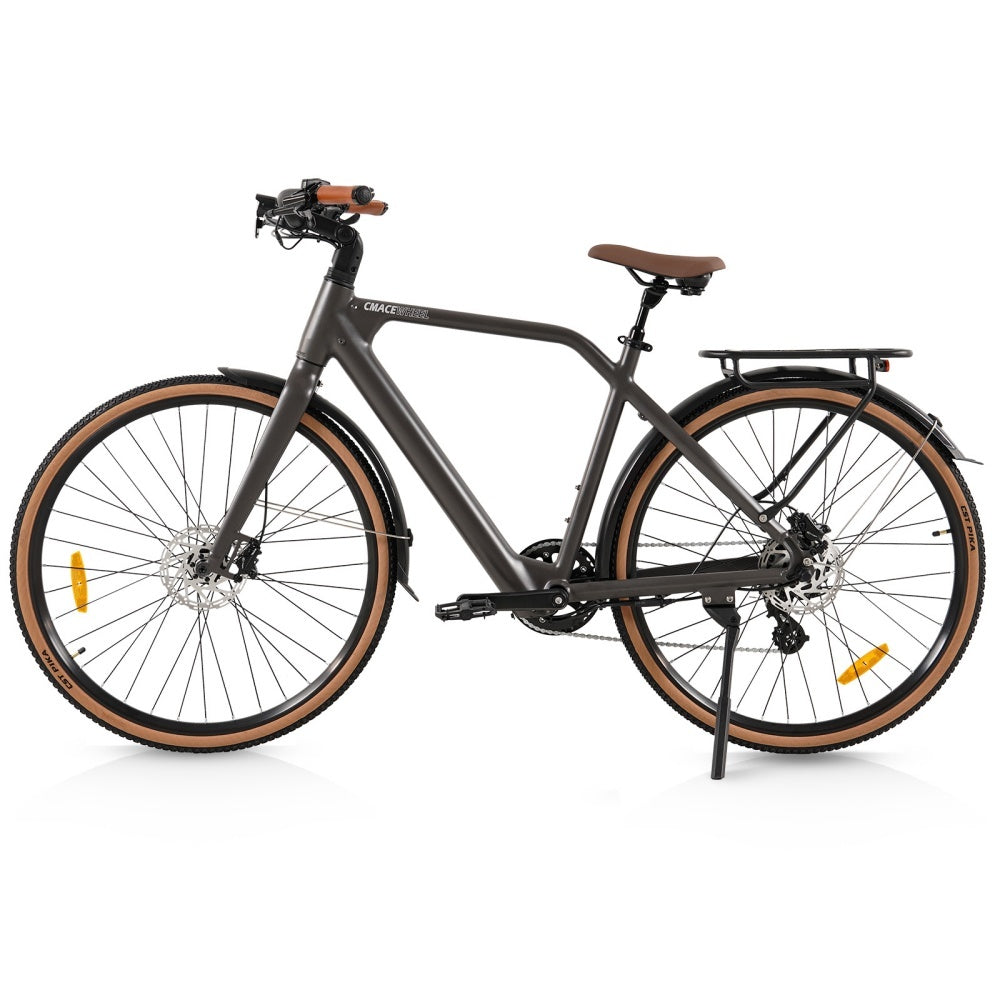 CMACEWHEEL F700 250W 700*38C Bicicleta de Grava E-Bike 360Wh Ligera Ciudad E-Bike 36V 10Ah Batería