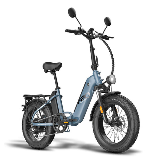 Fafrees FF20 Polar 20" Bicicleta Eléctrica Fat Bike con Doble Batería Certificada L1e-B Bicicleta Eléctrica de Paso Bajo