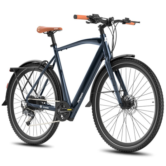 Fafrees F700 250W 700*42C Bicicleta de Trekking 360Wh Ligera E-bike de Ciudad Con Sensor de Torsión