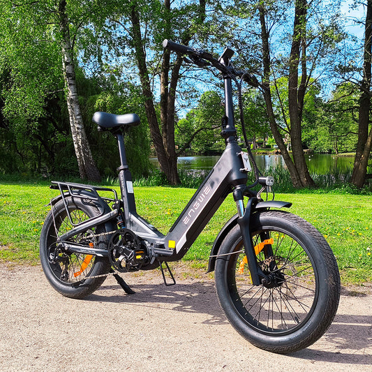 Engwe L20 3.0 PRO Motor de tracción media de 250W Bicicleta eléctrica plegable de 20" 720Wh E-bike de paso a través Soporte para aplicaciones