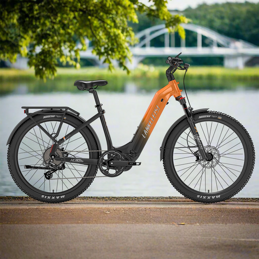 Lankeleisi MG600 Lite 250W 27,5" Bicicleta Eléctrica de Trekking 720Wh SUV E-bike con Sensor de Torsión 36V 20Ah Batería