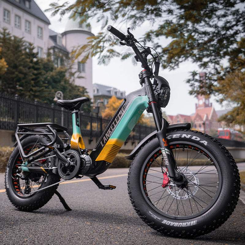 Lankeleisi RX800 Plus Versión 2025 1000W Bicicleta Gorda de 20" 960Wh Bicicleta Eléctrica de Suspensión Completa con Sensor de Torsión Batería 48V 20Ah SUV E-Bike
